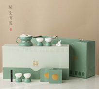 時(shí)光靜好禮盒(茶具+月餅)